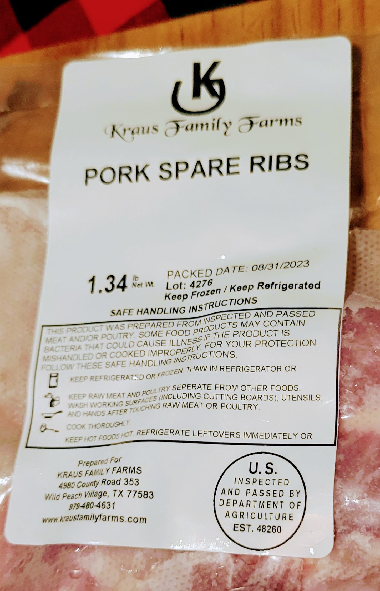 Heritage Pork Spare Ribs