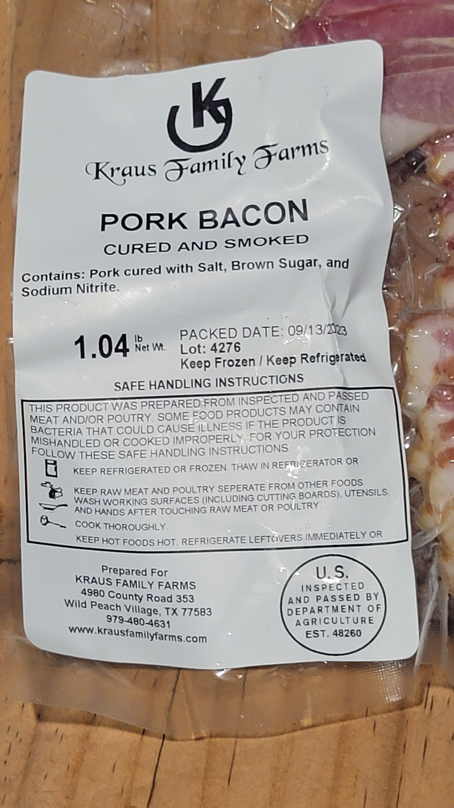 Thick Cut Bacon