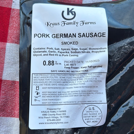 German Link Sausage